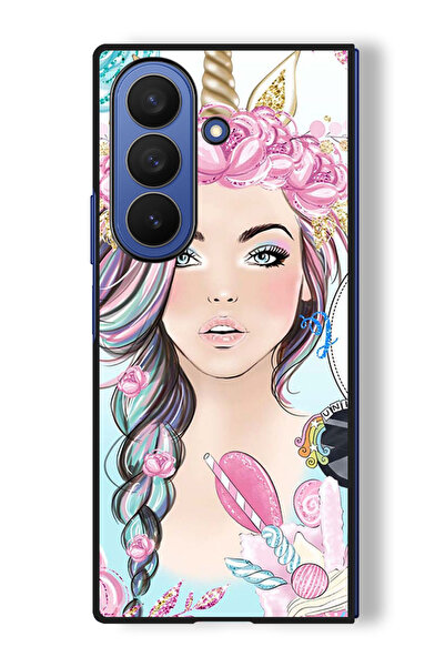 Theodor جراب متوافق مع هاتف Samsung Galaxy Z Fold مقاس 7 - 8 بوصات، غطاء حماي...