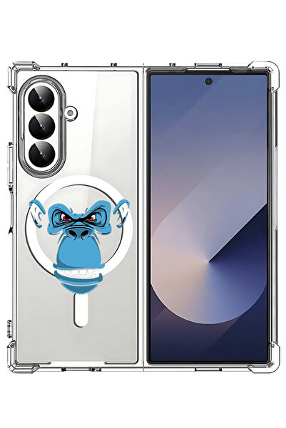 Theodor غلاف لهاتف Samsung Galaxy Z Fold 7 متوافق مع MagSafe، غطاء هاتف مقاوم...
