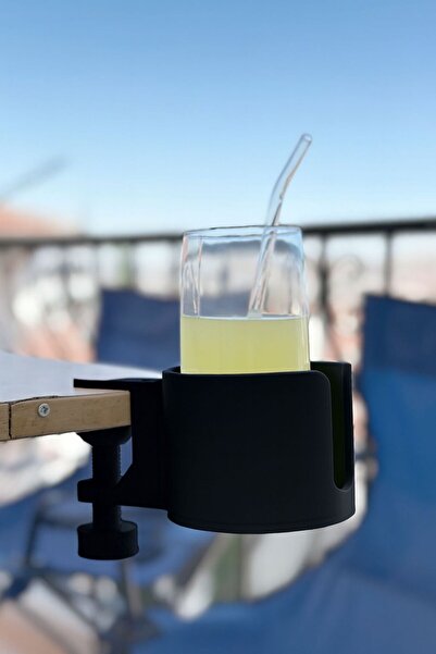 mihap studio Pratik Masa Kenarı Bardak Tutucu ,taşınabilir Bardaklık , - Kamp...