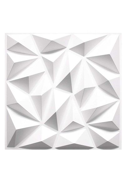 Generic GUDOO 12 Pack 3D Wall Panels 3D Texture Wallpaper Panel Diamond Design Decorative Wall Covering 30x