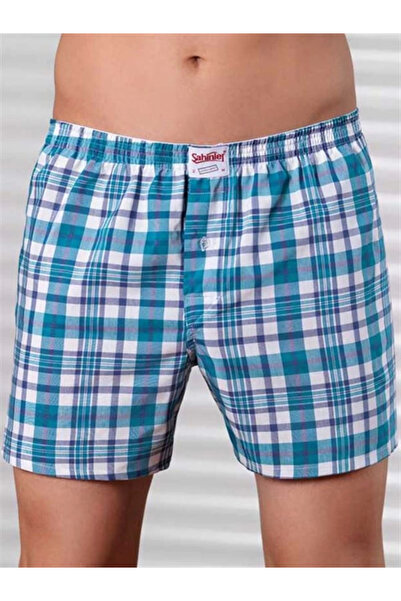 MABELME STORE Şahinler Plaid Boxer Pattern E090