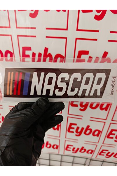 EYBA STİCKER Nascar 19X5,5 cm 1 Piece of Baskes Color Printing Sticker, Bicyc...
