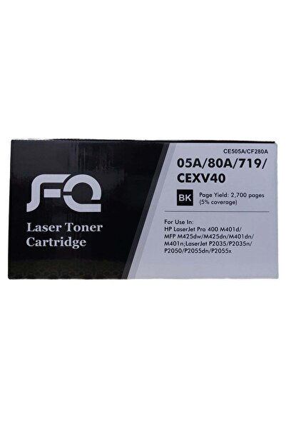 FQ متوافق مع خرطوشة حبر بديلة 80A 05A CF505A لطابعات HP Laserjet Pro 400 M410 M401D M40