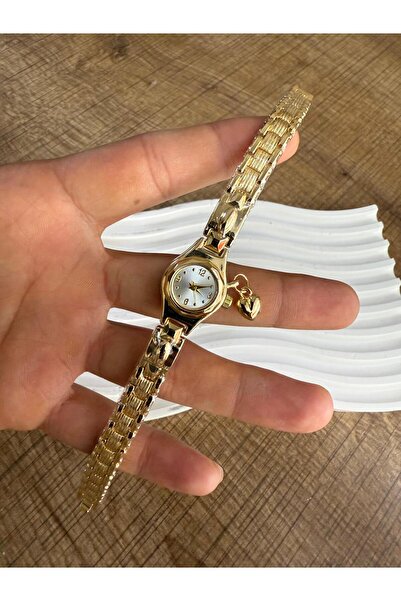 LOOQ Kalp Figürlü Mimimal Kadın Kol Saati