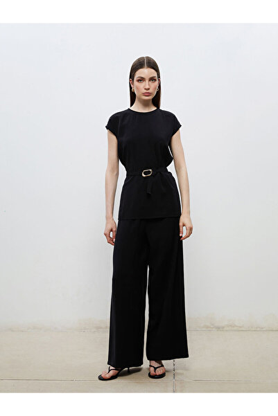 LC Waikiki Timeless Clothing & Timeless Choices Women's Wide Leg Pants with D...