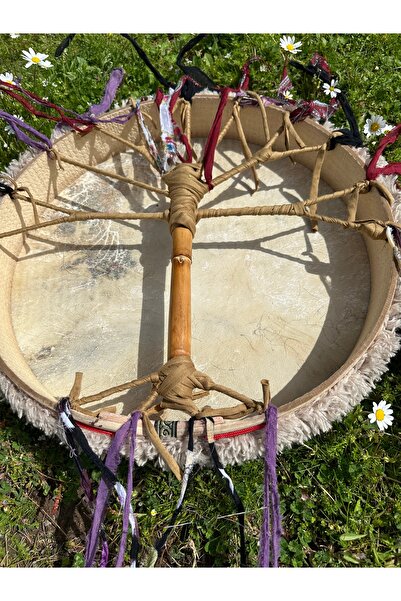 Genel Markalar Şaman davulu(32cm)kam davulu kılıfı ve tokmağı ile birlikte