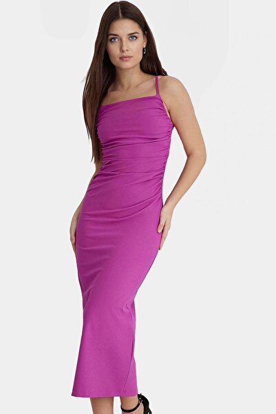 PayBuy Γυναικείο μάξι φόρεμα Bodycon Mold Πλεκτό ύφασμα Καλοκαιρινή κομψή εμφάνιση Καθημερινή χρήση Μοντέρνο σχέδιο