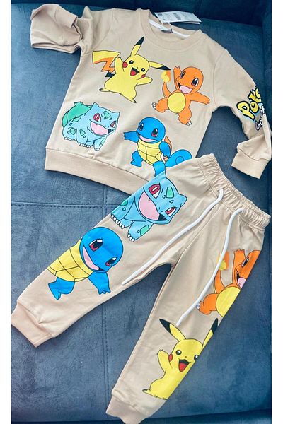GÜL Baby Printed Long Sleeve Men's Bottom Top Set