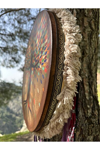 Genel Markalar Şaman davulu(32cm)kam davulu kılıfı ve tokmağı ile birlikte