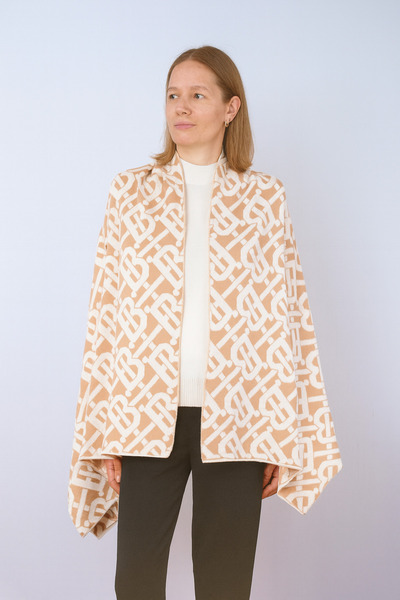 Sebir Moda B Patterned Double Sided Knitwear Shawl