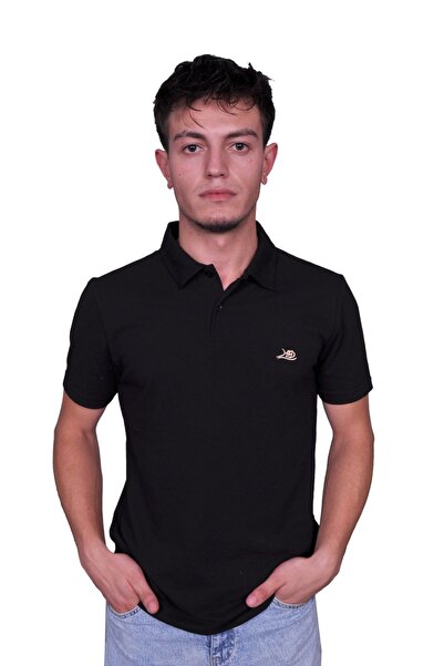 MC Company Regular Fit Non-Curling Polo Neck T-Shirt