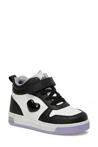 Kinetix Sles Hi P 5Pr Black Girl's High Sneaker