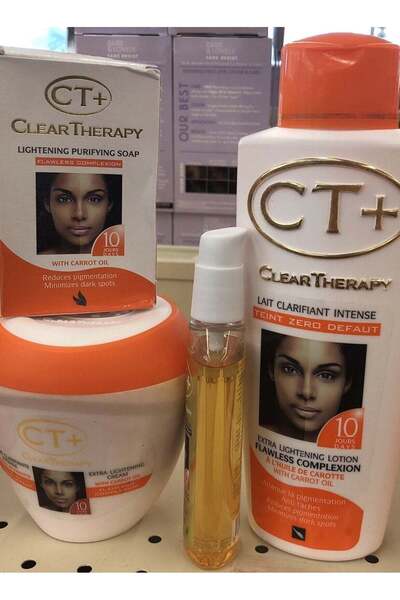 CTX لوشن تفتيح إضافي 500 مل صابون تفتيح وتنقية بزيت الجزر