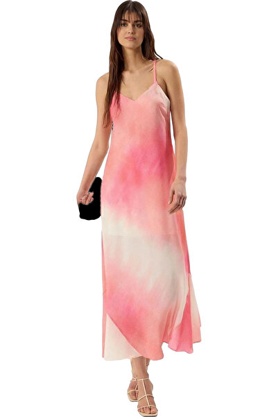 PayBuy Rochie maxi pentru femei, model multi-floral, satin, linie A, pentru v...