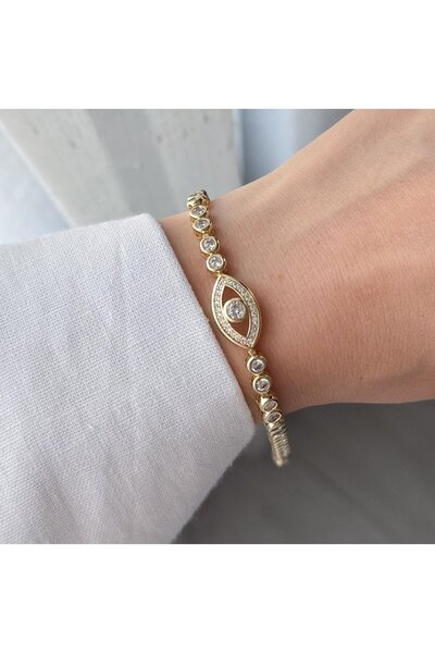 Venus Design Çelik Taşlı Eye Bileklik