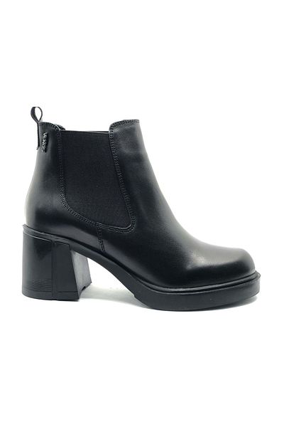 Venüs Amare Genuine Leather Non-Slip Sole Orthopedic Women's Boots Black