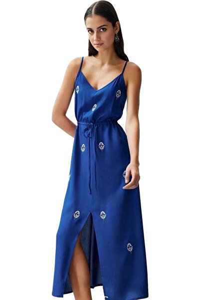 PayBuy Rochie maxi pentru femei, broderie florală, viscoasă, ocazională, stil...