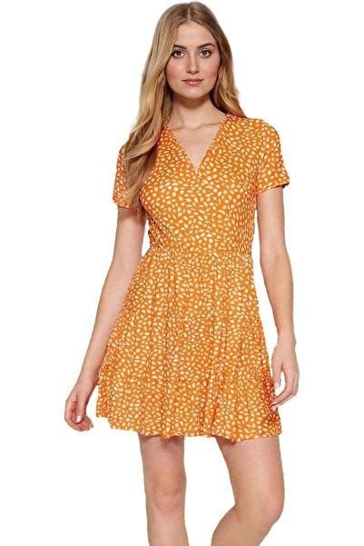 PayBuy Mini rochie de damă, cu model de buline, tricotată de vară, cu mânecă ...