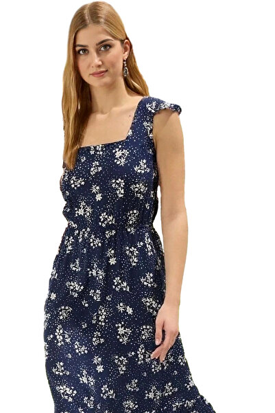 PayBuy Γυναικείο φόρεμα μίντι σε γραμμή Α με λουλουδάτο σχέδιο Ιμάντας από βι...