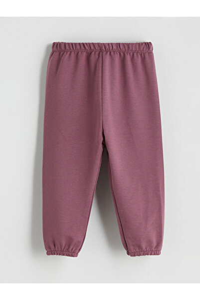 LC Waikiki Plum Elastic Waist Baby Girl Jogger Sweatpants