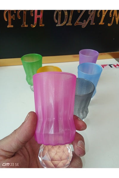 FTH DİZAYN Coffee side water glass