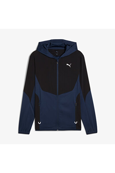 Puma Flex Fabric Mix Men's Navy Blue Training Jacket