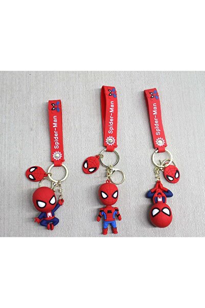Mersi SHOP Set de 3 brelocuri din silicon cu figurine Spiderman – Combinație ...