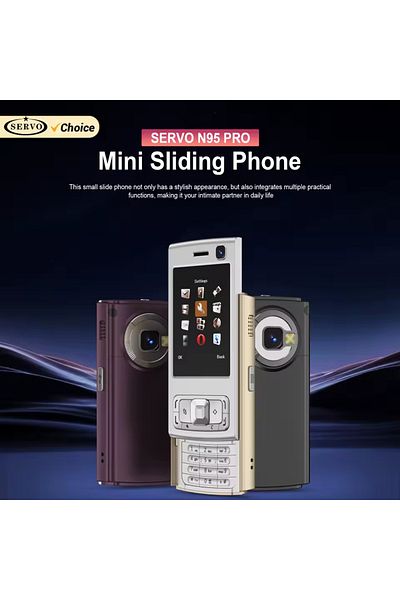 Generic Servo N95 Pro Mini Slider Mobile Phone 2 SIM Standby Cellphone