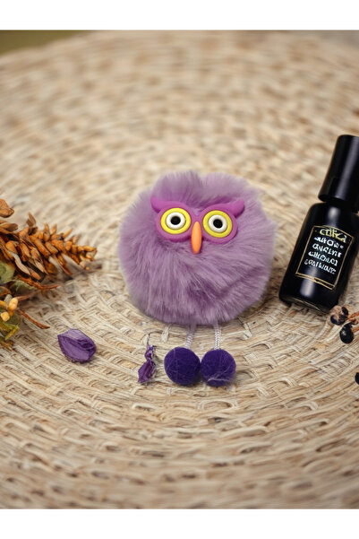 Modish Aksesuar Sevimli Peluş Baykuş Anahtarlık Ve Çanta Süsü