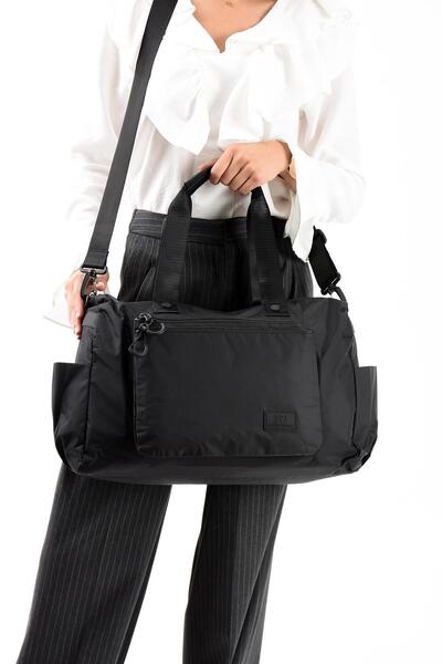Çanta Trend Ultralight Chic și impermeabil Geantă de călătorie de umăr de dimensiuni mari, neagră Model: (571-13-9G)