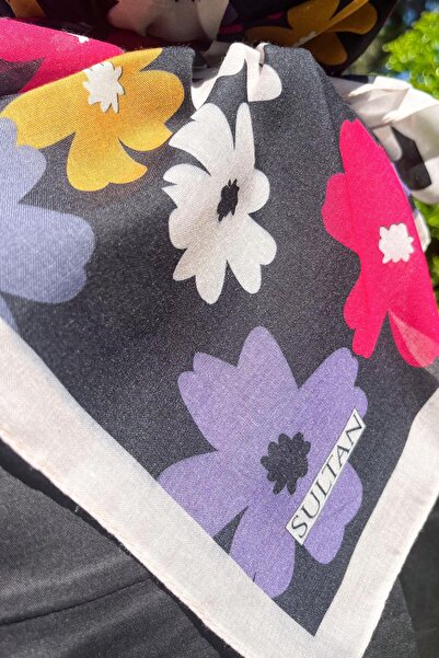 Sultan Eşarp Σαίτα Sultan Fresh Pamuk - Ιπτάμενα Λουλούδια - SFE009-08