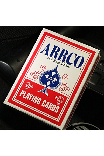 OyuncaklarÜlkesi Bicycle Standard Arrco Red (Red) Premium Playing Cards Deck of Playing Cards