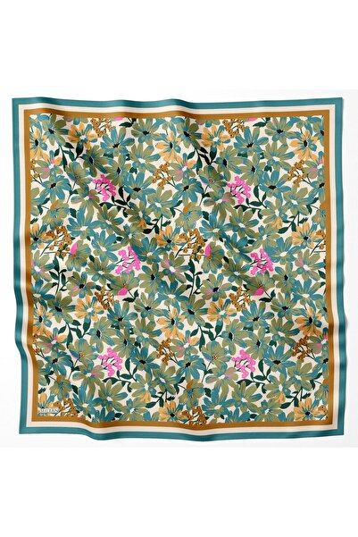 Sultan Eşarp Φουλάρι Sultan Fresh Cotton - Πλήρες μοτίβο λουλουδιών - SFE007-06