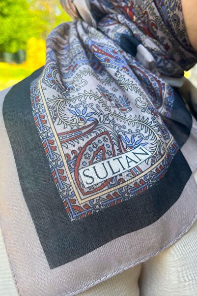 Sultan Eşarp Φουλάρι Sultan Fresh Cotton - Μοτίβο πλακιδίων - SFE012-03