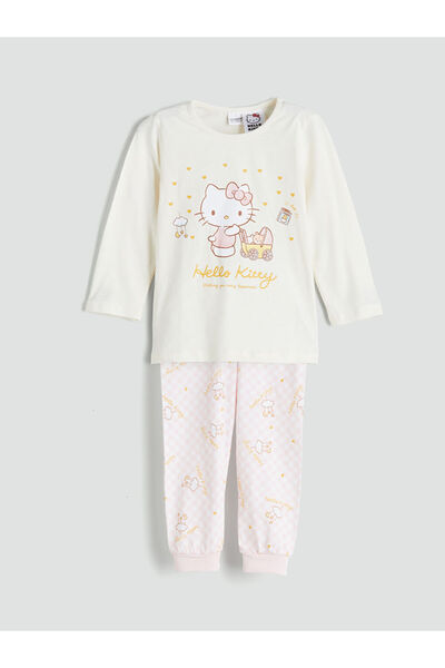 LC Waikiki Create Your Style from Uzg Store |   Hello Kitty Printed Baby Girl Pajamas Set