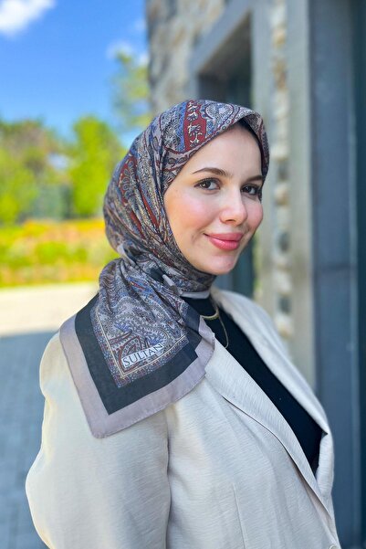 Sultan Eşarp Φουλάρι Sultan Fresh Cotton - Μοτίβο πλακιδίων - SFE012-03