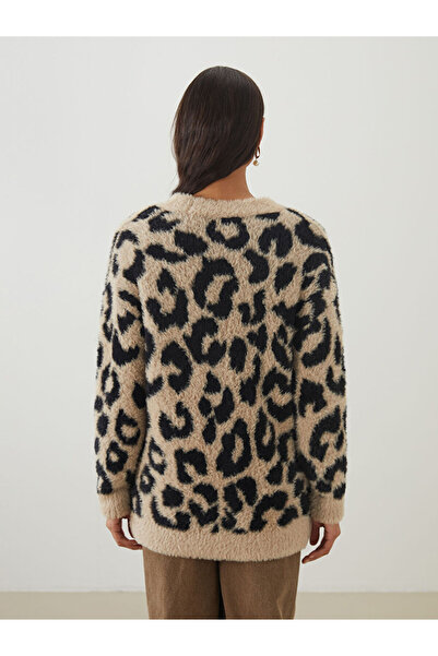 LC Waikiki Shining Store'dan Işıltılı Seçimler | V Yaka Desenli Kadın Triko Hırka