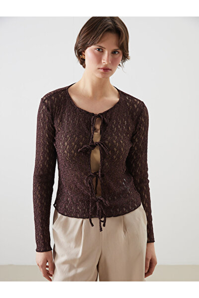 LC Waikiki Sparkling Choices by Shining Store Women's Cardigan with Tie Roba ...