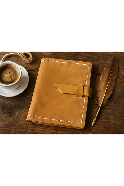 YuniQo دفتر ملاحظات عتيق مصنوع يدويًا من الجلد الطبيعي |   الورق مصنوع يدويًا...
