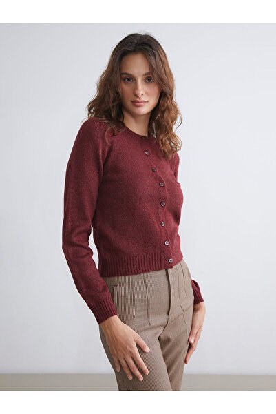 LC Waikiki Sparkling Selections from Shining Store |   Crew Neck Women's Knitwear Cardigan