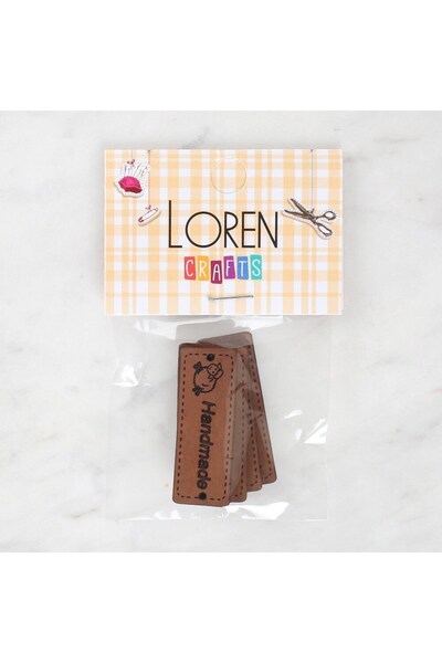 ForWhat 5 قطع من شعار جلدي مصنوع يدويًا كهدية للمكتب المنزلي