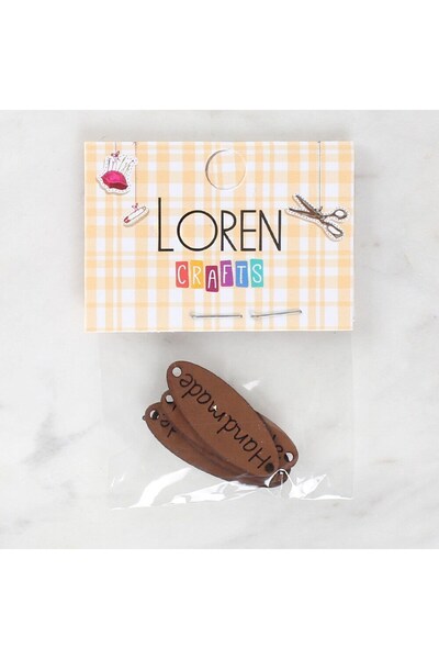 ForWhat 5 قطع من شعار جلد كورام مصنوع يدويًا كهدية للمكتب المنزلي