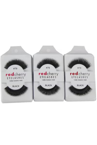 Red Cherry رموش صناعية ريد شيري 79#(عبوة من 3 أزواج)