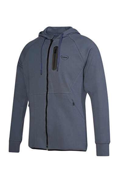 hummel Hanorac cu glugă din bumbac elastic, cu logo, cu potrivire normală, pentru bărbați SWEAT 980343