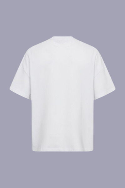 Dupe Design Patrick Gym Printed Oversize White T-Shirt