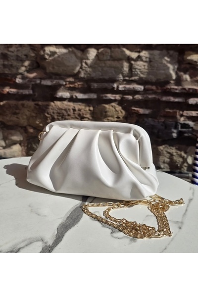 Zeynep Ceyda Koçak Women's Scholarship Closure Soft Leather Chain Strap Shoulder Bag