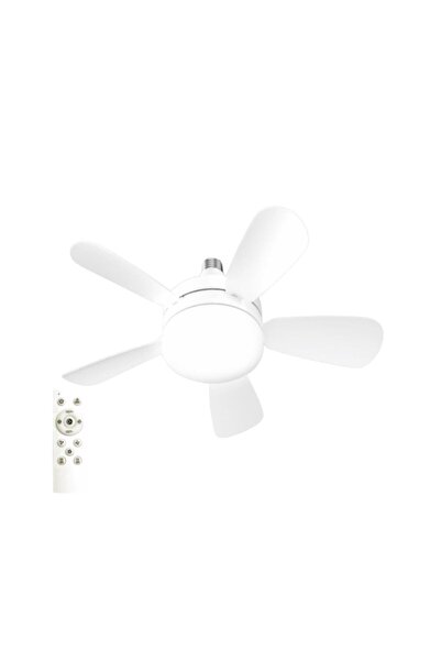 Cata CT-1155 Karayel Fan Ampul Dimmerlenebilir Kumandalı 3 Renk 82W 6400K-400...