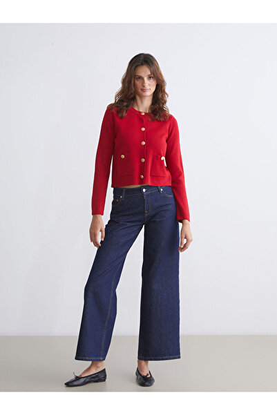 LC Waikiki UZG Store'dan Stilinizi Oluşturun | Bisiklet Yaka Kadın Triko Hırka