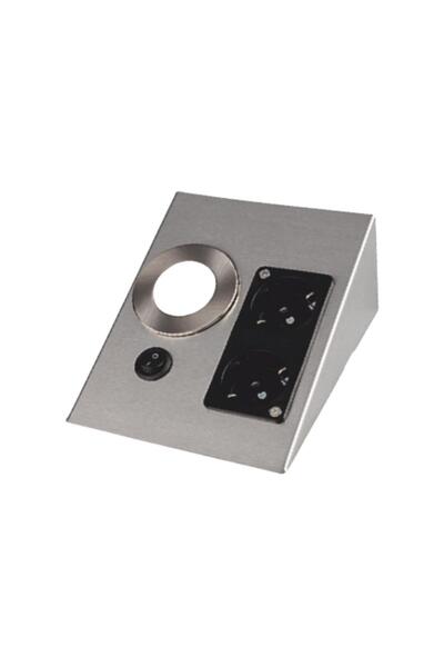 Cata CT-5109 1W Ledli Çift Prizli Tezgah Altı Spot Aydınlatma Beyaz Işık