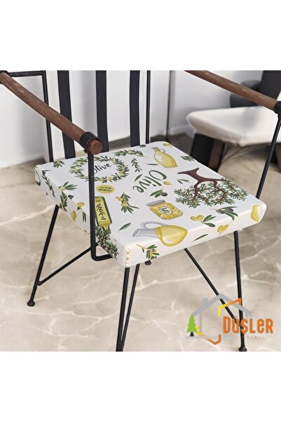 DÜŞLER EV TEKSTİLİ 40x40 Оливкове дерево з малюнком Водо- та плямовідштовхуюч...